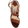 Jimmy Choo Halley Sandal in Brown - Lyst