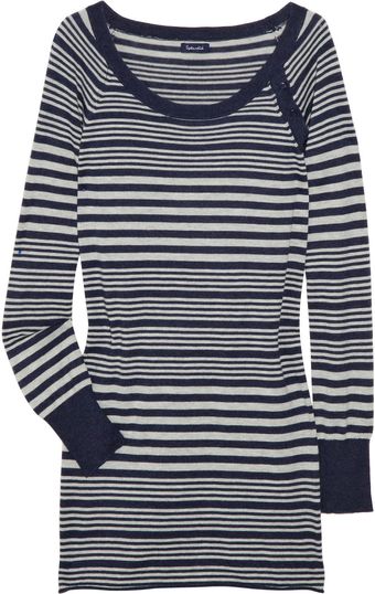 Splendid Cotton-blend Tunic Sweater - Lyst