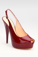 Giuseppe Zanotti Patent Leather Slingback Pumps