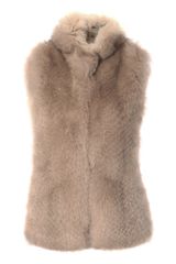 Max Mara Fox Fur Gilet