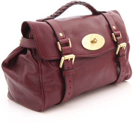 mulberry burgundy bag