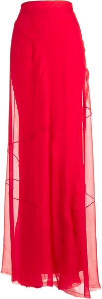 Rag & Bone Feather Skirt  Red in Red - Lyst