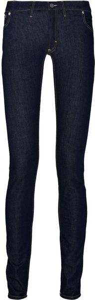 Acne Flex Wet Blu Midrise Skinny Jeans in Blue (blu) - Lyst