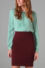 Diane Von Furstenberg Pwerleena Blouse