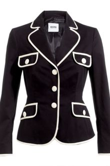 Moschino Cheap & Chic Contrast Trim Jacket - Lyst