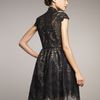 Stella Mccartney Lace Fullskirt Dress in Black - Lyst