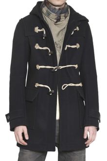 Balmain Wool Cloth Corn Hooks Coat - Lyst