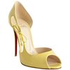 Christian Louboutin Mimosa Patent Leather Delico 100 Dorsay Pumps in Yellow (mimosa) - Lyst