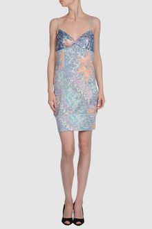 Compagnia Italiana Short Scoop Neckline Dress - Lyst