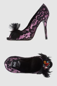 D&G Pumps with Open Toe - Lyst