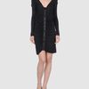 Gianfranco Ferré Short Scoop Neckline Dress in Black - Lyst