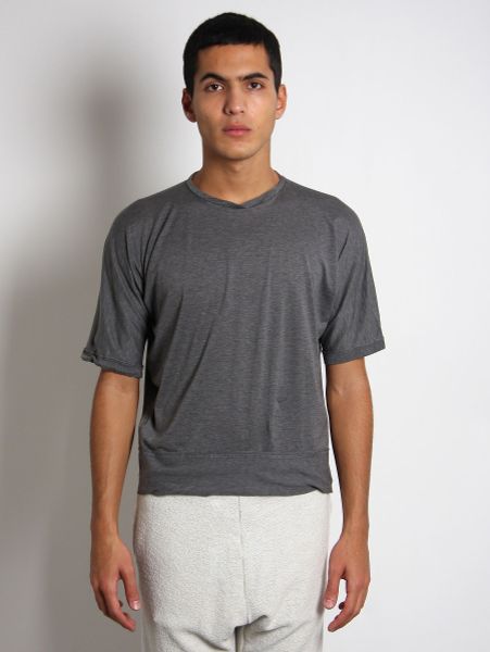 J.w. Anderson J.w. Anderson Mens Exposed Seam Tshirt in Gray for Men (grey) - Lyst