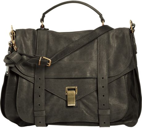 Proenza Schouler Extra Large Leather Ps1 in Green - Lyst