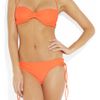 Shimmi Nicole Laceup Bandeau Bikini in Orange - Lyst