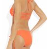 Shimmi Nicole Laceup Bandeau Bikini in Orange - Lyst