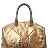 Yves Saint Laurent Metallic Easy Medium Top Handle in Gold - Lyst