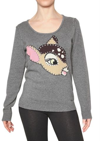 Beayukmui Studded Bambi Cashmere Knit Sweater - Lyst