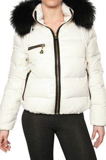 Beayukmui Racoon Fur Trim Down Jacket - Lyst