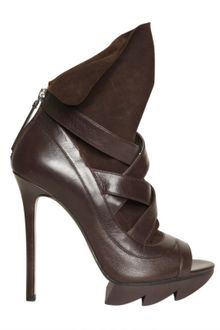Camilla Skovgaard 120mm Calfskin Open Toe Low Boots - Lyst