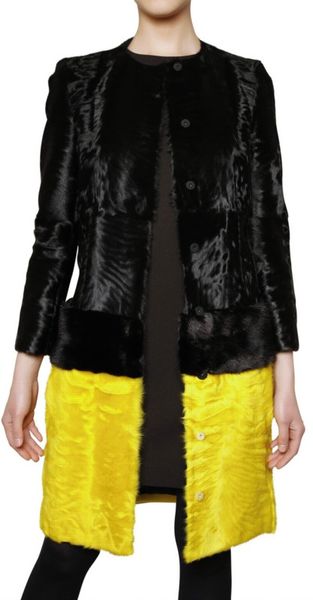  Mink Waist and Lambs Fur Coat 