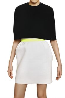 Giambattista Valli Wool Crepe Reinforced Technical Dress - Lyst