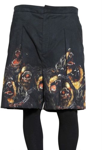  Rottweiler Felted Gabardine Shorts 