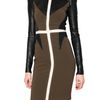 Givenchy Leather and Wool Dress in Multicolor (multi) - Lyst