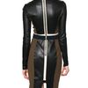 Givenchy Leather and Wool Dress in Multicolor (multi) - Lyst