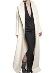 Haider Ackermann Long Tweed Boucle Coat