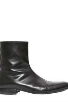 John Galliano Back Zip Calfskin Low Boots - Lyst