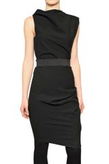 Lanvin Wool Stretch Gabardine Dress