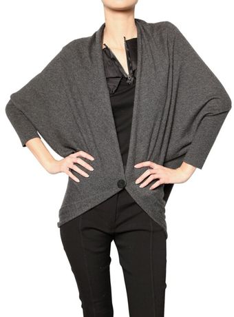 Lanvin Wool Knit Bolero Sweater - Lyst