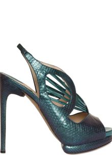 Nicholas Kirkwood 130mm Python Sandals - Lyst