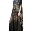 Roberto Cavalli Long Kaftan Silk Dress with Jaguar Print in Multicolor (multi) - Lyst