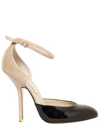 Stella McCartney 100mm Morgana Patent Pumps - Lyst