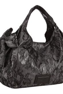 Valentino Black Lace Fused Nylon Nuage Medium Tote - Lyst