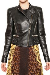 Versace Nappa Biker Leather Jacket
