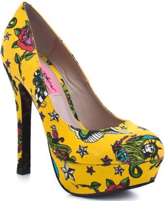 Betsey Johnson Diskko - Tattoo Print - Lyst