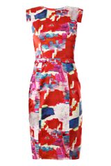 Erdem Hermoine Capped Sleeve Dress