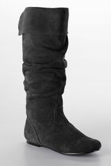 Steve Madden Bonanza Tall Scrunched Suede Boots