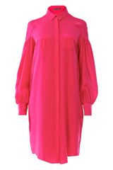 Alexander McQueen Silk Shirt Dress