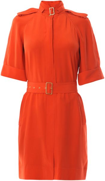 Diane Von Furstenberg Jafartha Dress in Orange - Lyst