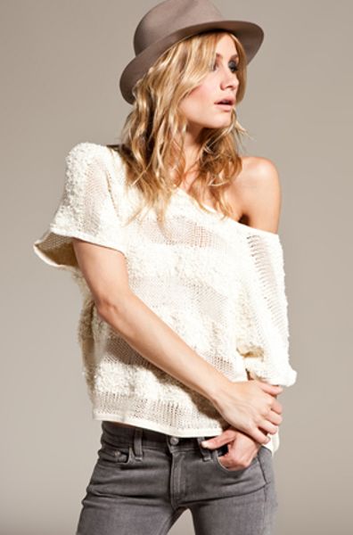 Rag & Bone Pendle Tee in Ivory in White (ivory) - Lyst
