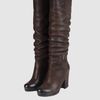 Prada Sport Highheeled Boots in Brown - Lyst