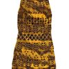 Diane Von Furstenberg Asuka Silk Shift Dress in Yellow - Lyst