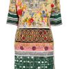 Manoush Embellished Floralprint Cotton Dress in Orange - Lyst
