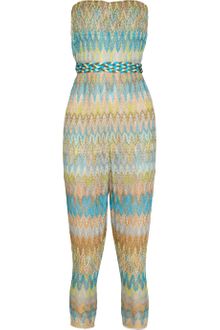 Missoni Mare Avana Crochet-knit Strapless Jumpsuit - Lyst
