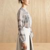 Preen Womens View Blouse in Gray (blue) - Lyst