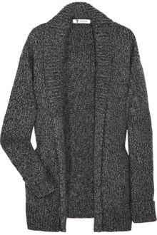 T By Alexander Wang Oversized Chunky-knit Cardigan - Lyst