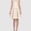 Alaïa Short Dress in Gray (steel) - Lyst